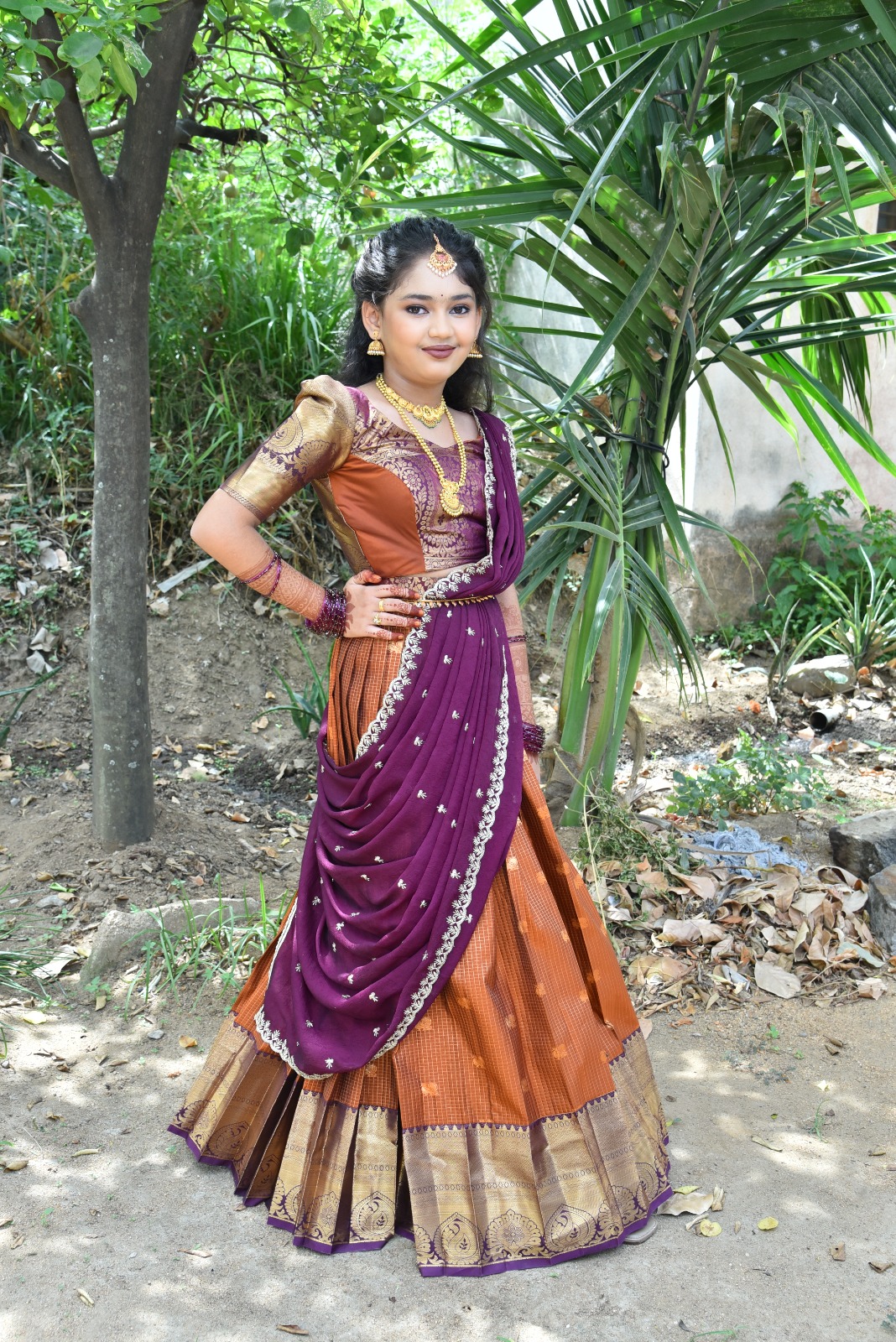 Custom festive outfit created by Vastram Couture